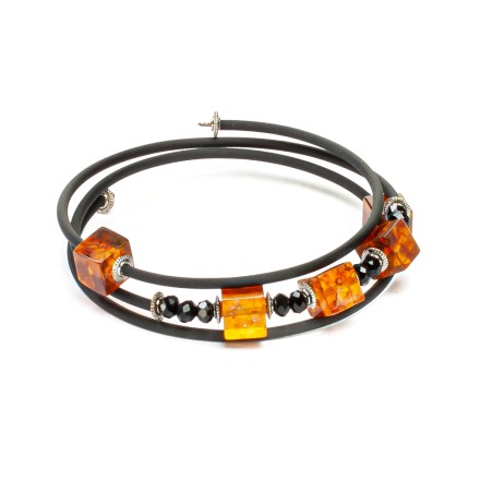 Браслет &quot;Барселона&quot; из Янтаря на струне купить