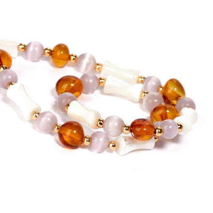 Чокер &quot;Donna&quot; из Янтаря и перламутра купить