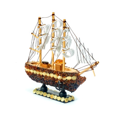 Парусник малый №1 из Янтаря купить