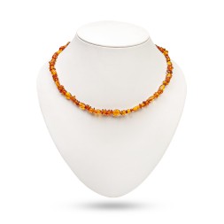 Бусы &quot;Галька/Сливка&quot; из Янтаря